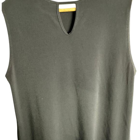 Clara Sun Woo Tank Top Asymmetrical Hem Black Small - Picture 5 of 7
